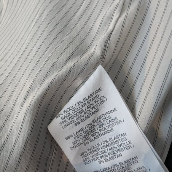 J. Crew Regent Blazer in Wool Flannel Black size 8 - Picture 12 of 13